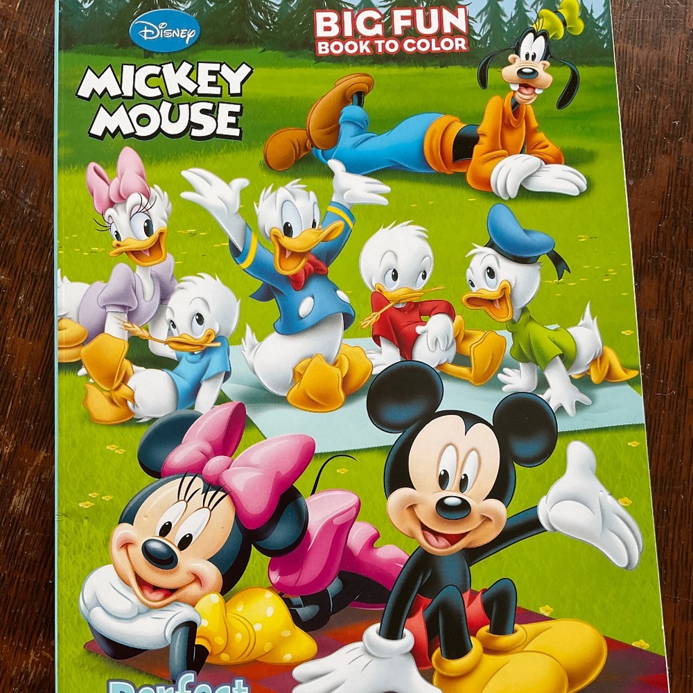 Disney Mickey and friends coloring book